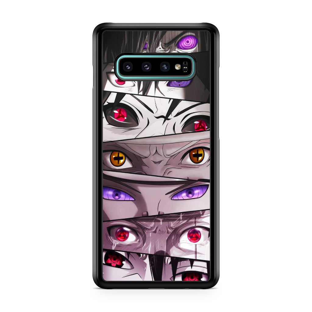 The Powerful Eyes on Naruto Galaxy S10 Plus Case