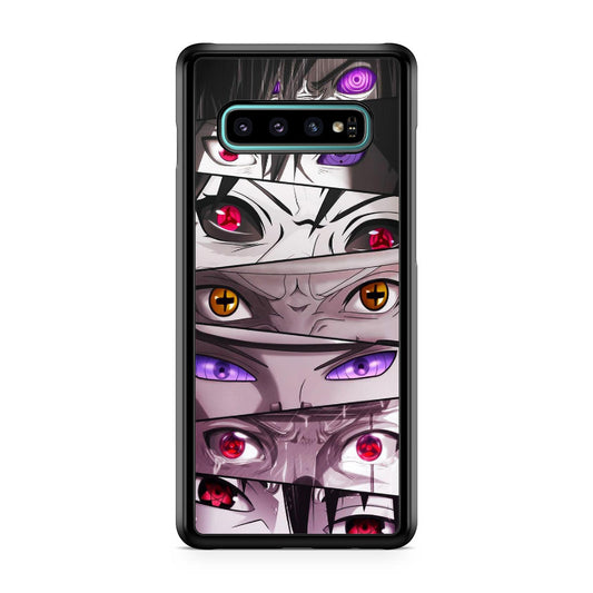 The Powerful Eyes on Naruto Galaxy S10 Case
