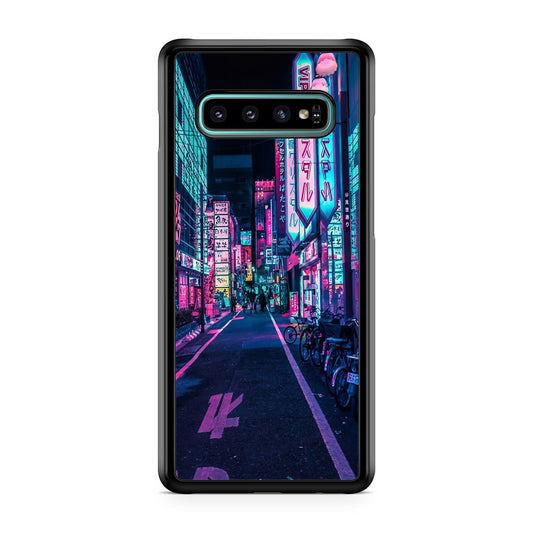 Tokyo Street Wonderful Neon Galaxy S10 Plus Case