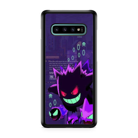 Gengar Pixel Art Galaxy S10 Plus Case