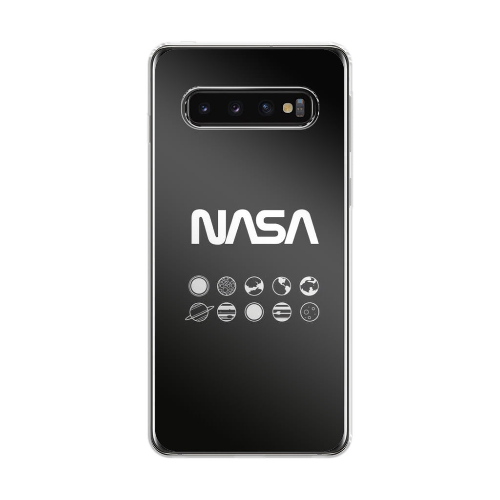 NASA Minimalist Galaxy S10 Case