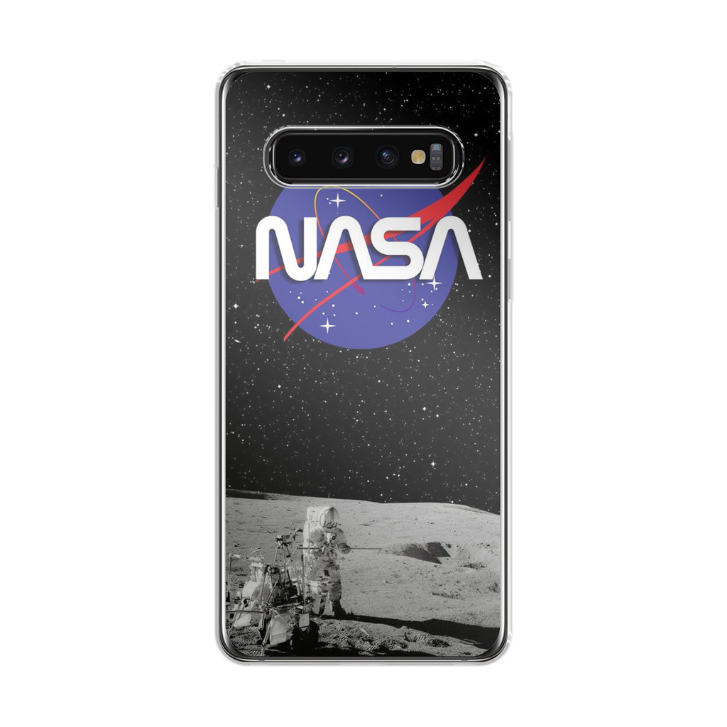 NASA To The Moon Galaxy S10 Plus Case