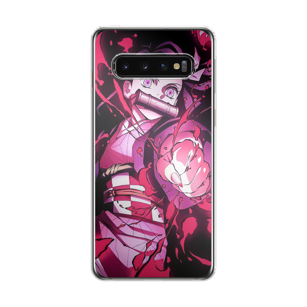 Nezuk0 Blood Demon Art Galaxy S10 Plus Case