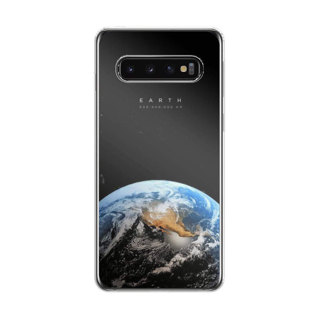 Planet Earth Galaxy S10 Plus Case