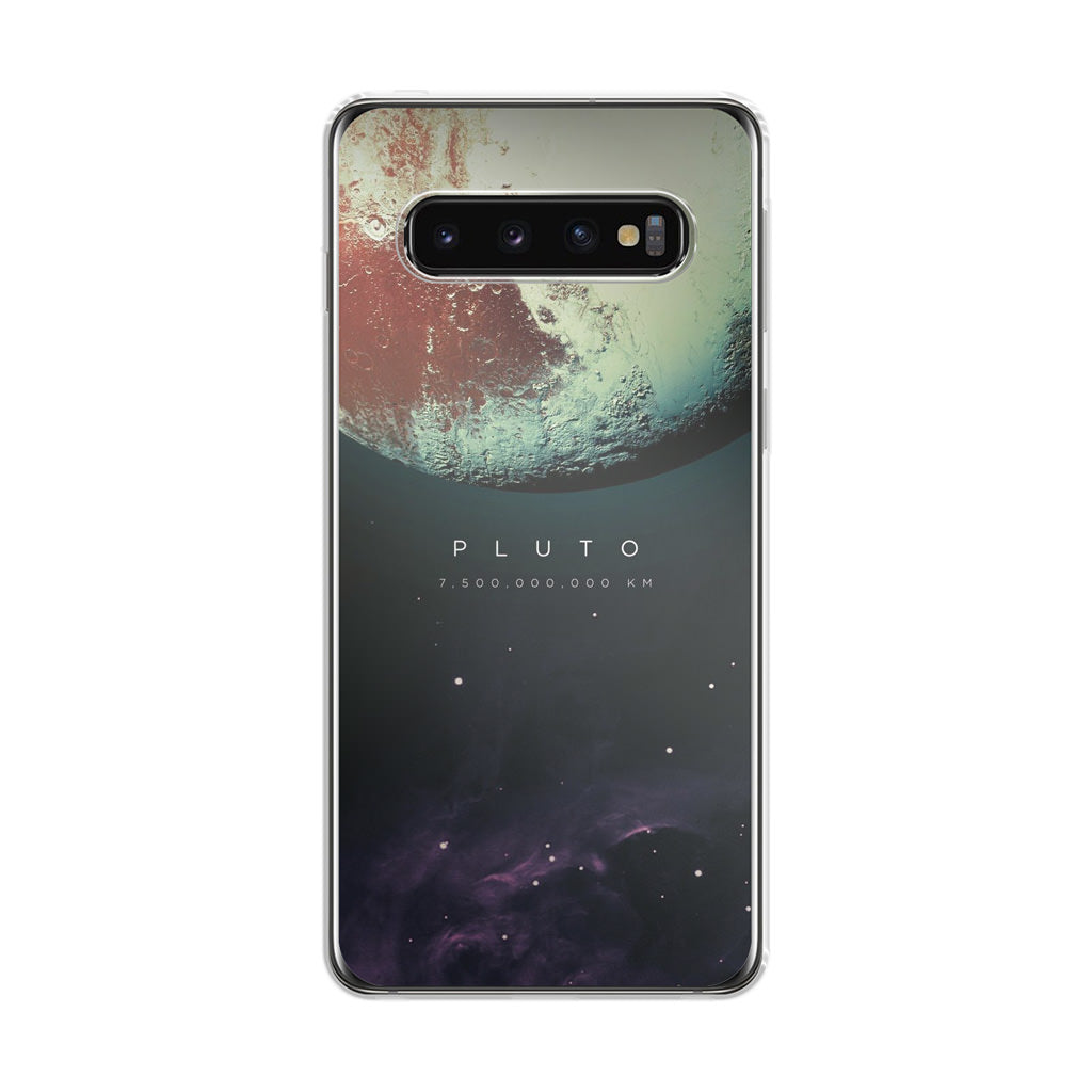 Planet Pluto Galaxy S10 Plus Case