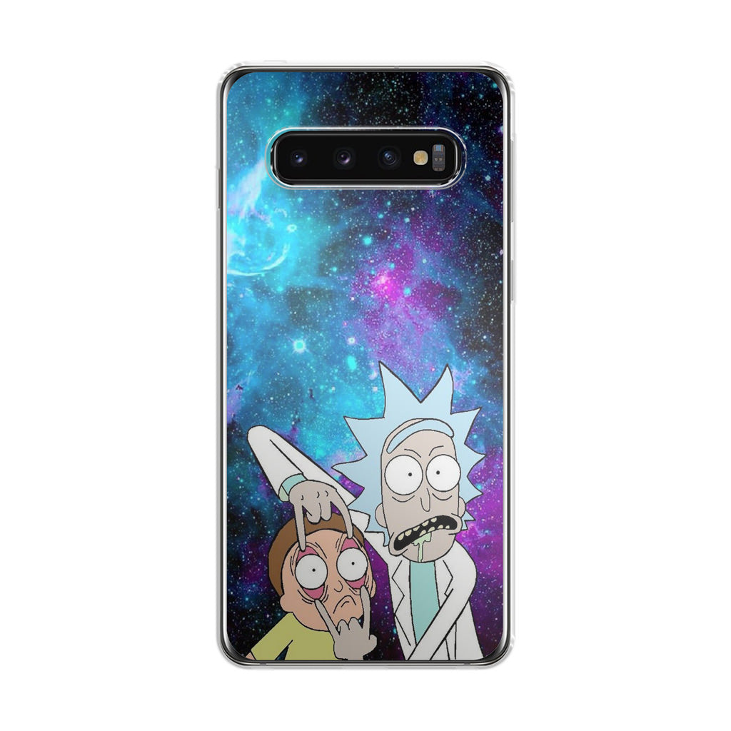 Rick And Morty Open Your Eyes Galaxy S10 Plus Case