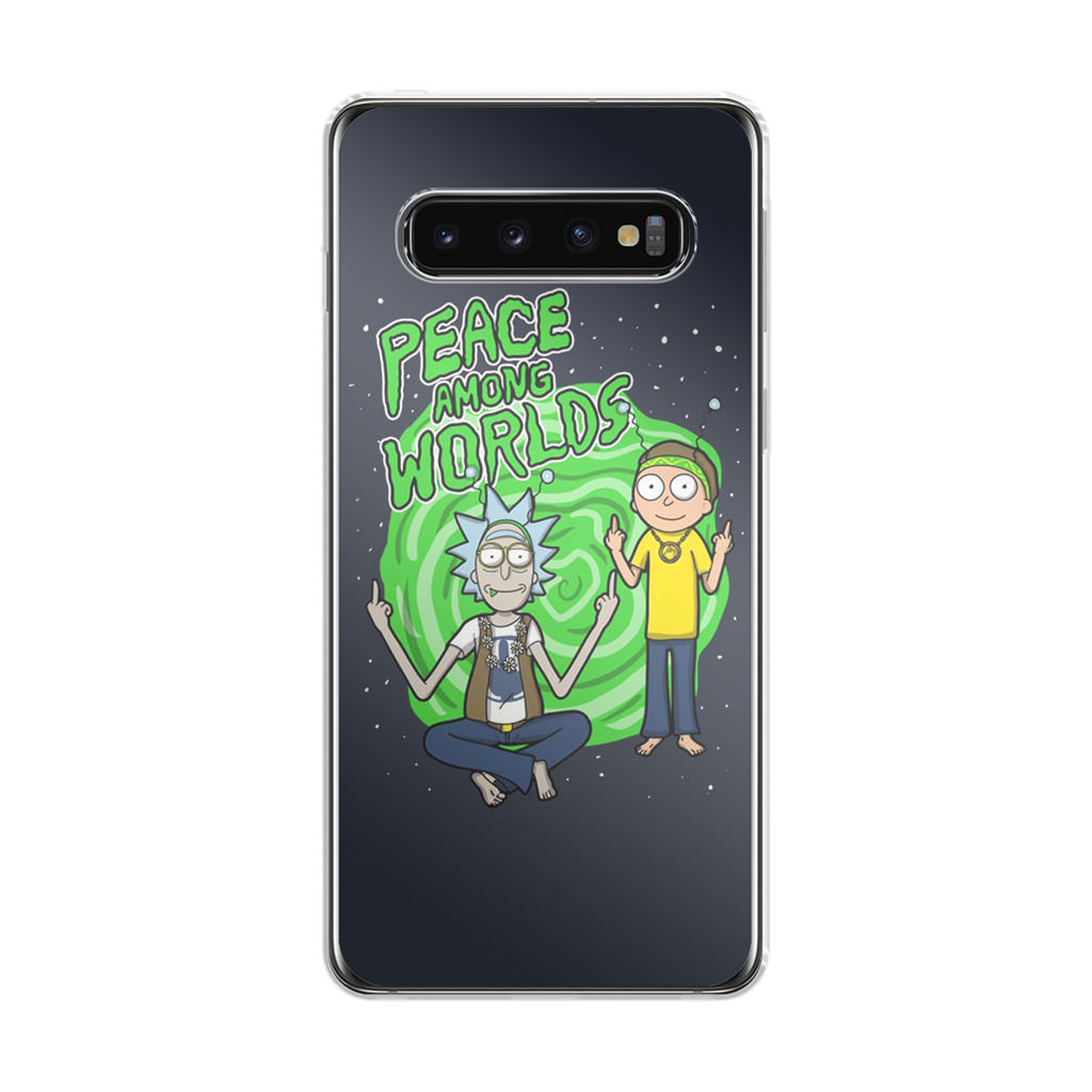 Rick And Morty Peace Among Worlds Galaxy S10 Plus Case