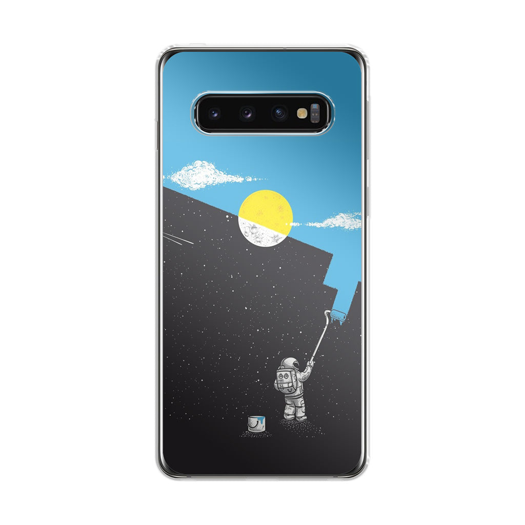 Space Paiting Day Galaxy S10 Plus Case