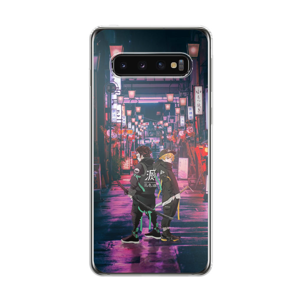 Tanjir0 And Zenittsu in Style Galaxy S10 Case