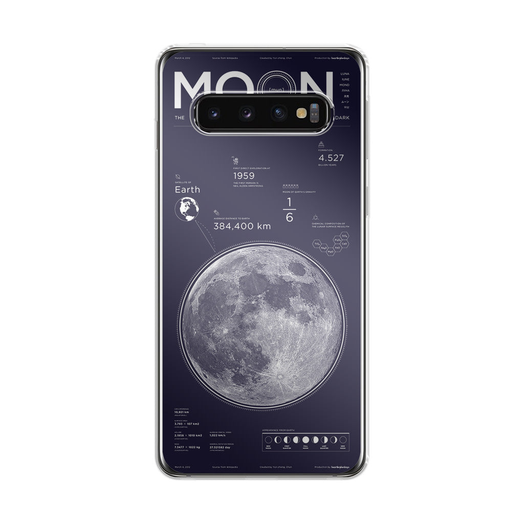 The Moon Galaxy S10 Plus Case