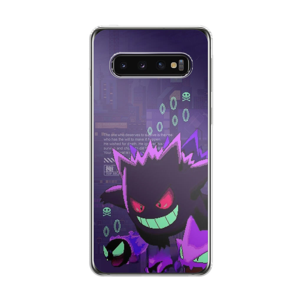 Gengar Pixel Art Galaxy S10 Plus Case