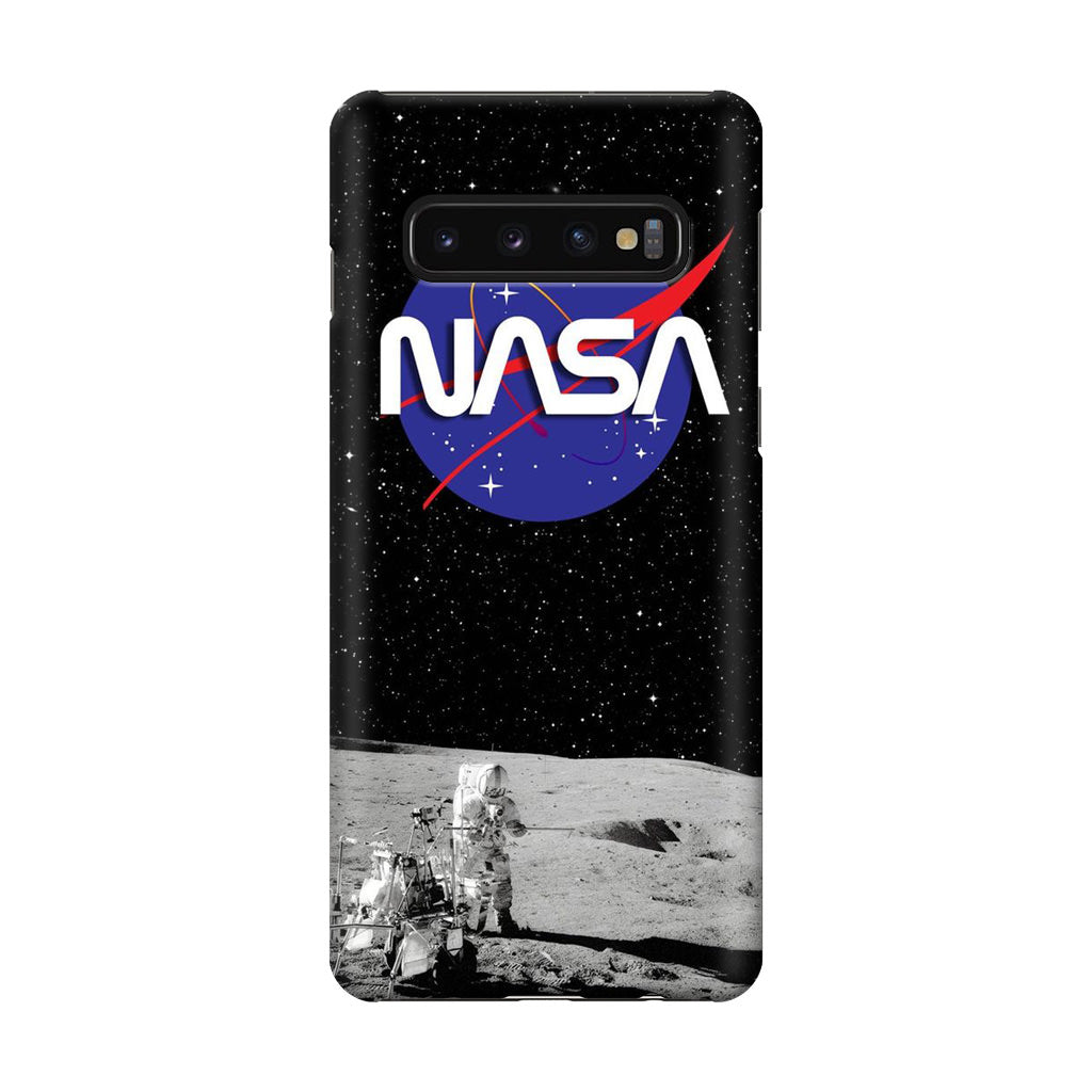 NASA To The Moon Galaxy S10 Plus Case