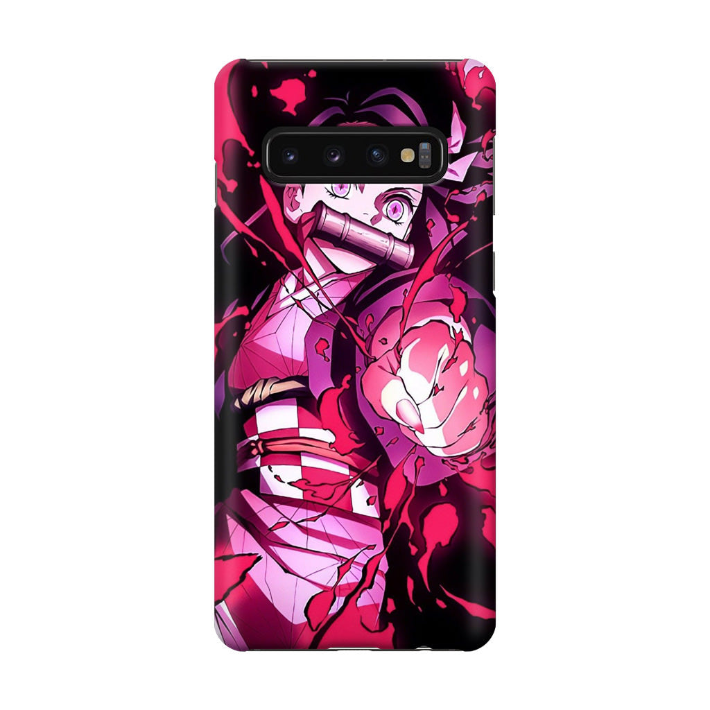 Nezuk0 Blood Demon Art Galaxy S10 Plus Case