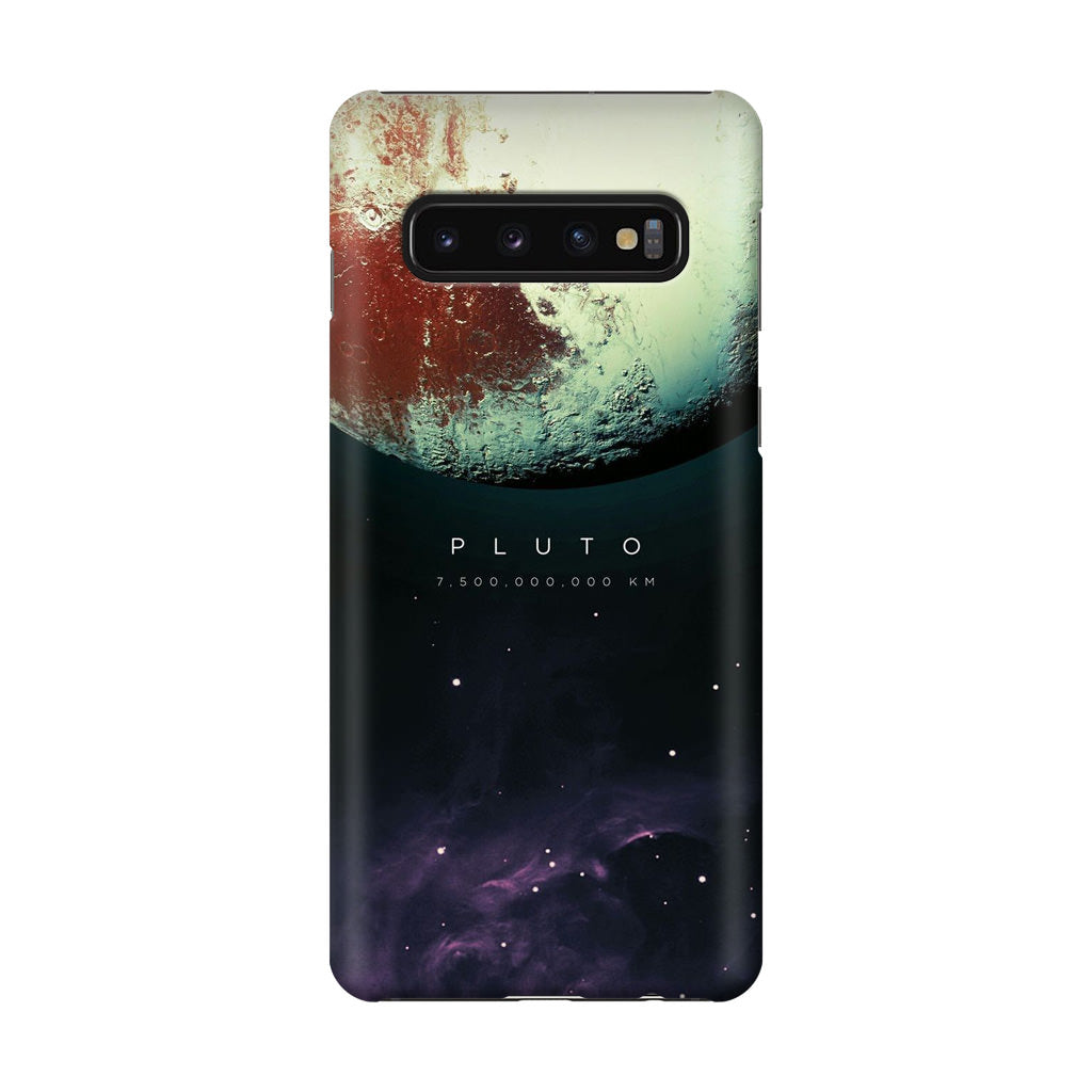 Planet Pluto Galaxy S10 Plus Case