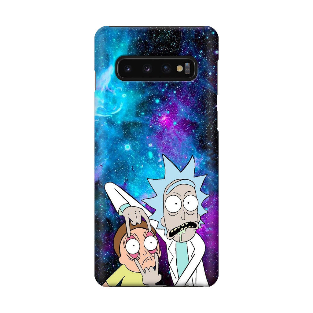 Rick And Morty Open Your Eyes Galaxy S10 Plus Case