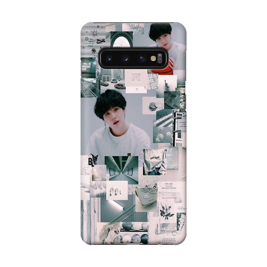 Suga College Wallpaper Galaxy S10 Plus Case