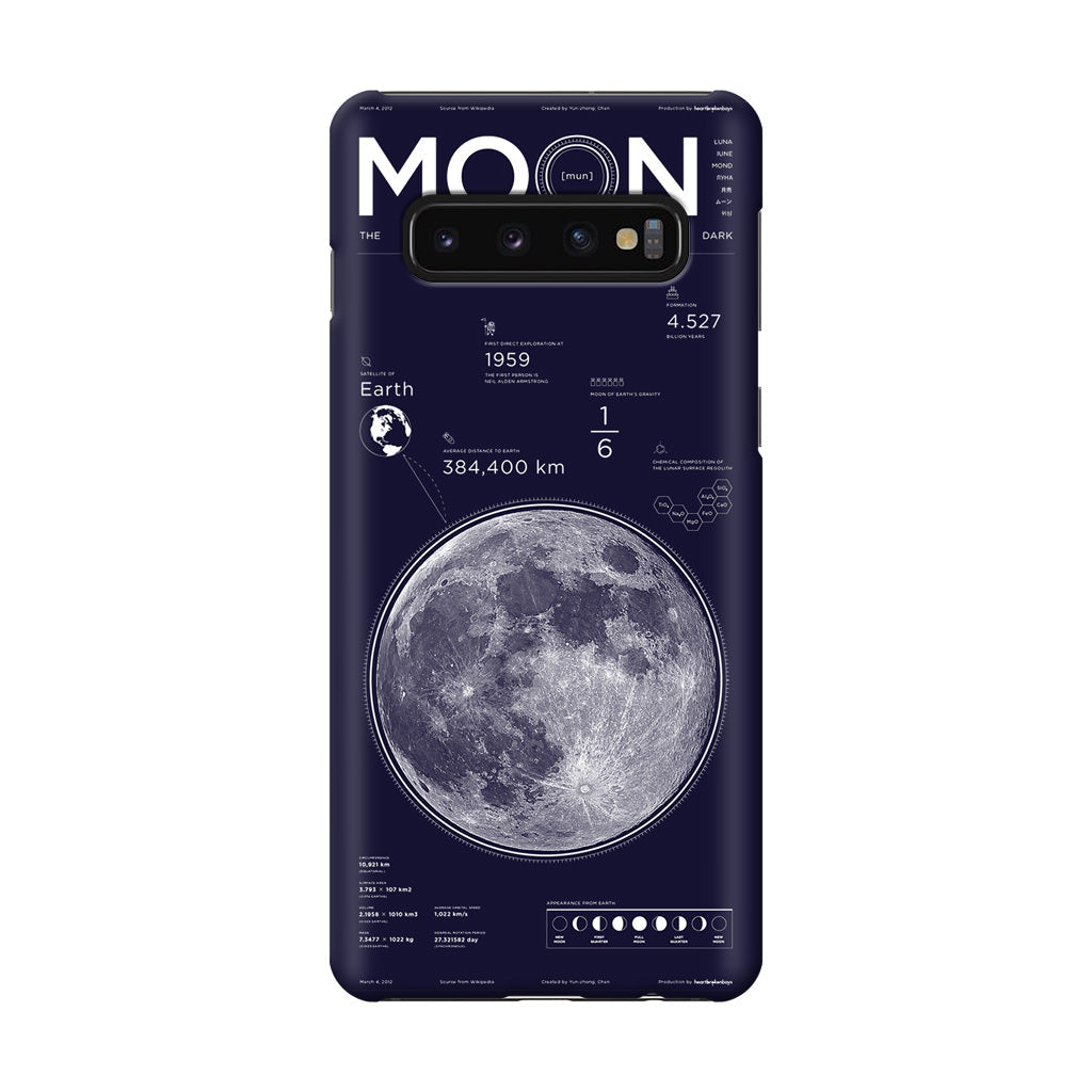 The Moon Galaxy S10 Plus Case