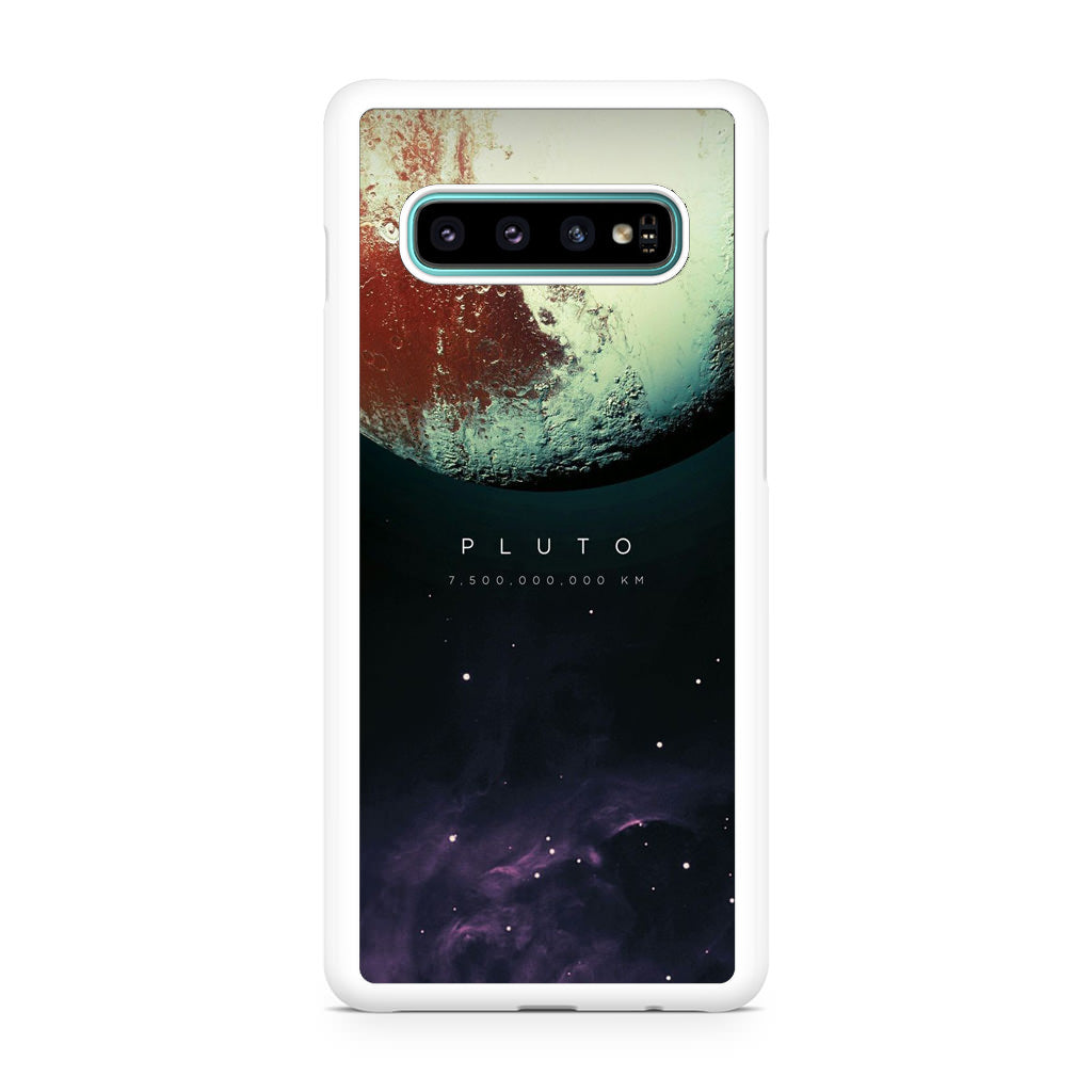 Planet Pluto Galaxy S10 Plus Case