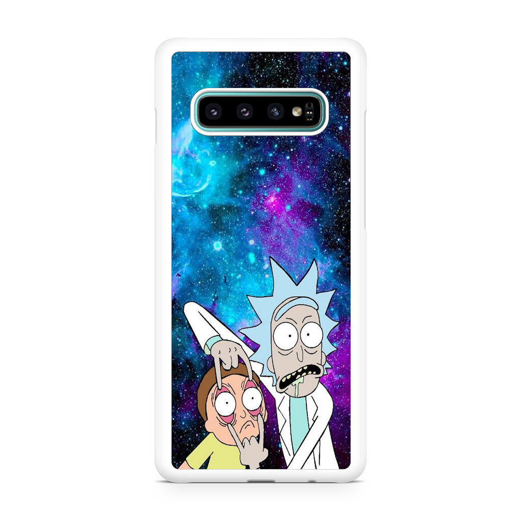 Rick And Morty Open Your Eyes Galaxy S10 Plus Case