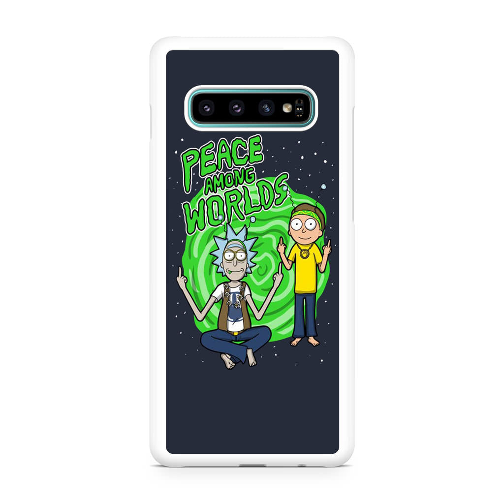 Rick And Morty Peace Among Worlds Galaxy S10 Plus Case