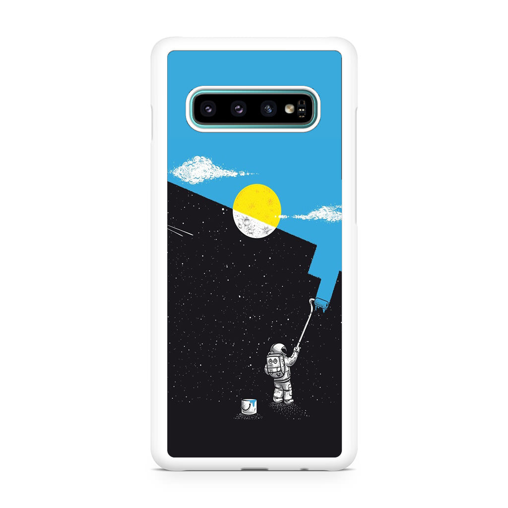 Space Paiting Day Galaxy S10 Plus Case