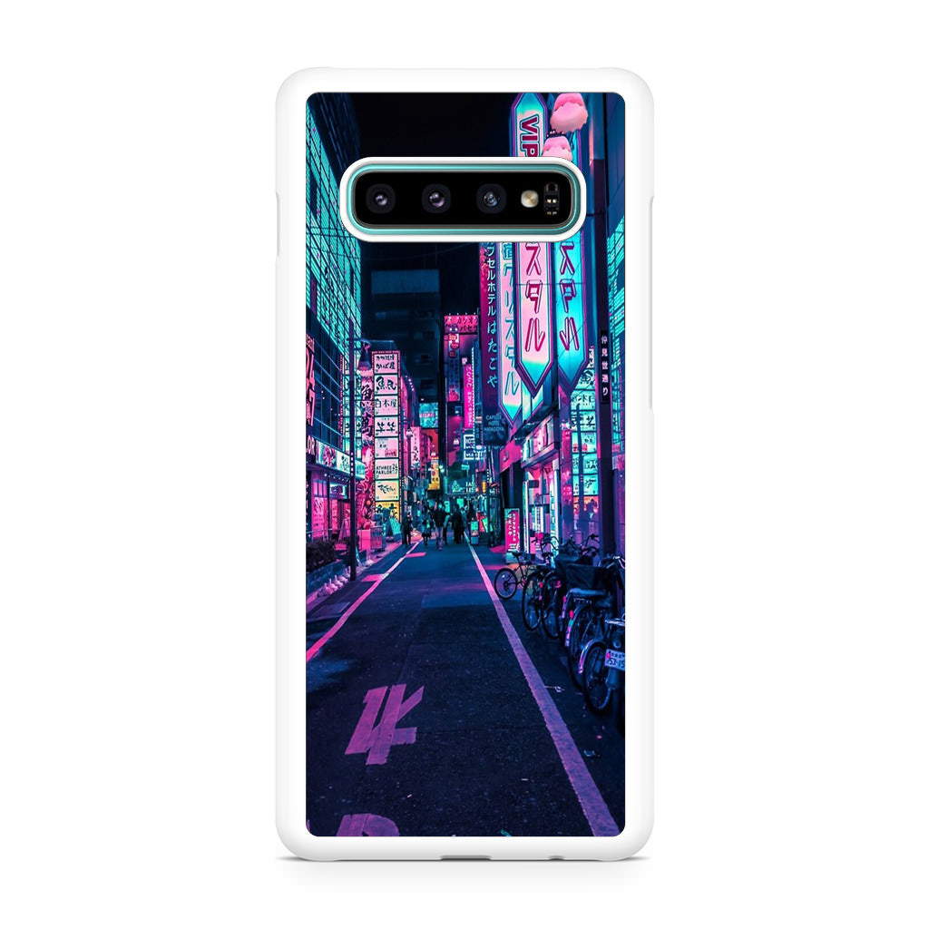 Tokyo Street Wonderful Neon Galaxy S10 Plus Case