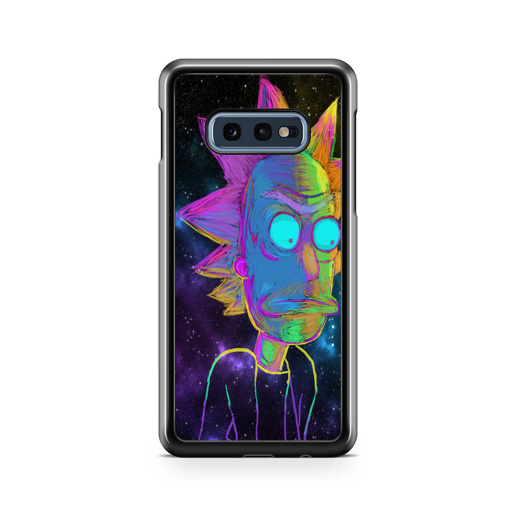 Rick Colorful Crayon Space Galaxy S10e Case