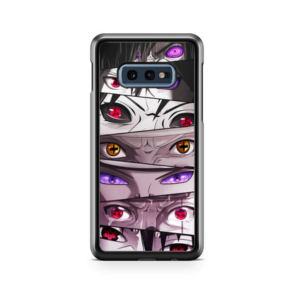 The Powerful Eyes on Naruto Galaxy S10e Case