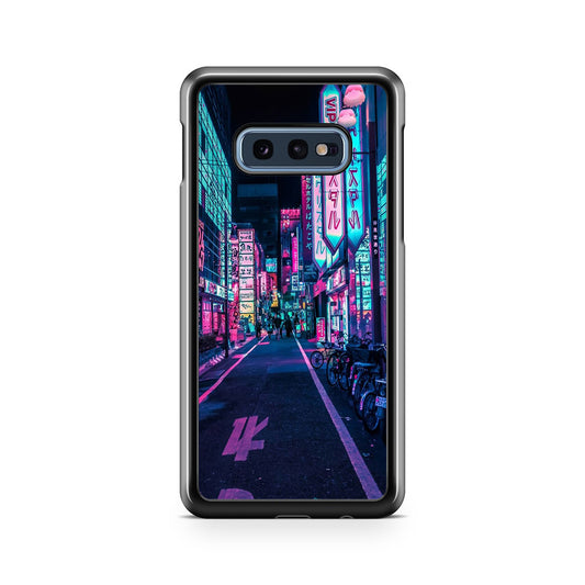 Tokyo Street Wonderful Neon Galaxy S10e Case