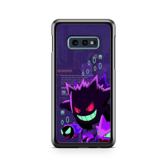 Gengar Pixel Art Galaxy S10e Case