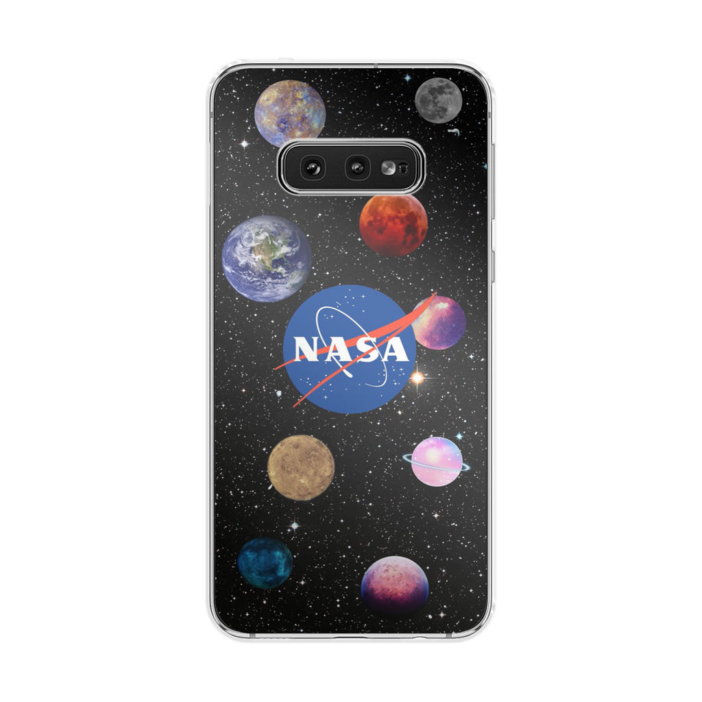 NASA Planets Galaxy S10e Case