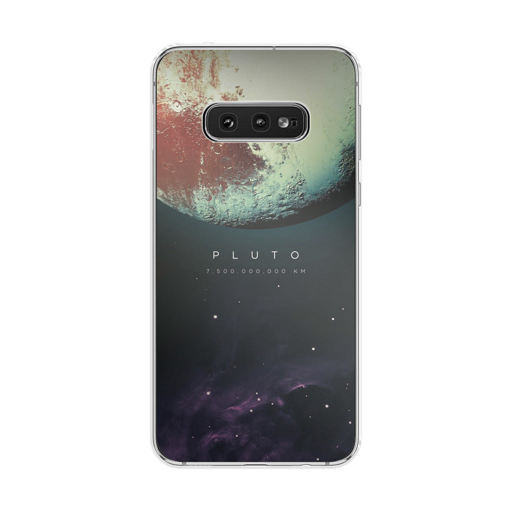 Planet Pluto Galaxy S10e Case