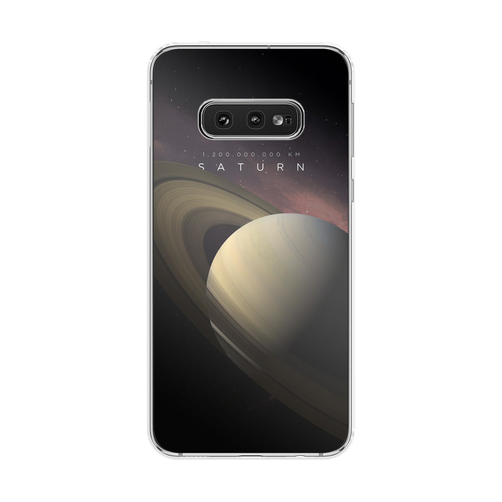 Planet Saturn Galaxy S10e Case