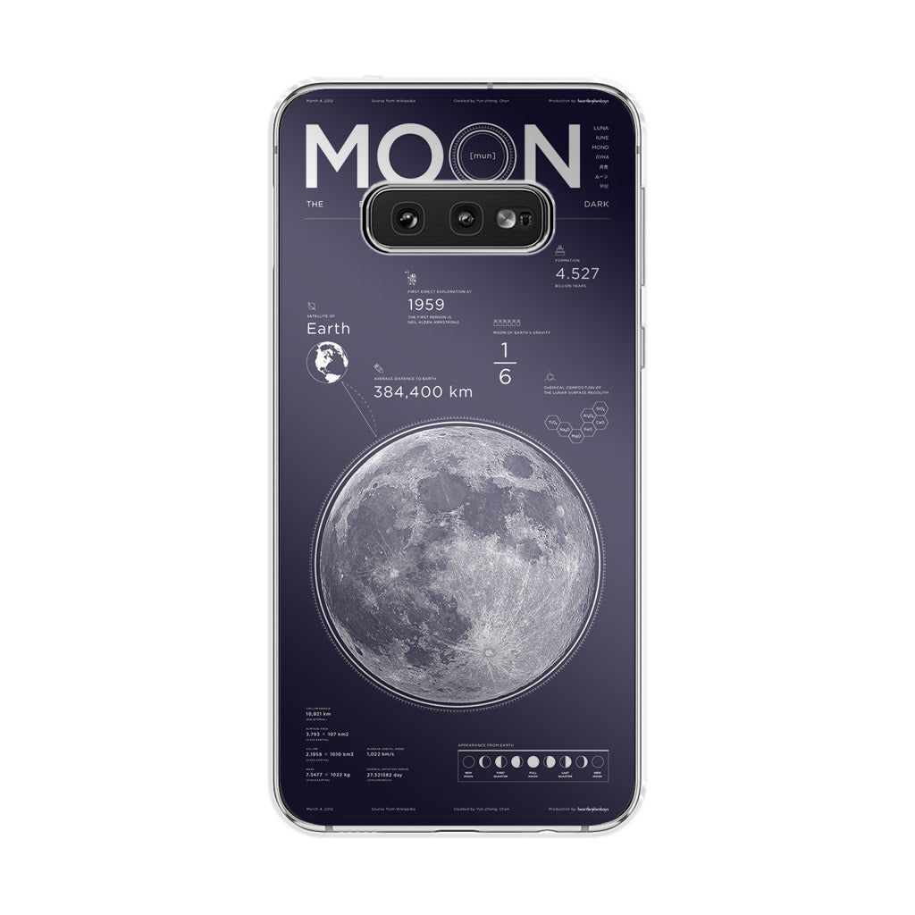 The Moon Galaxy S10e Case