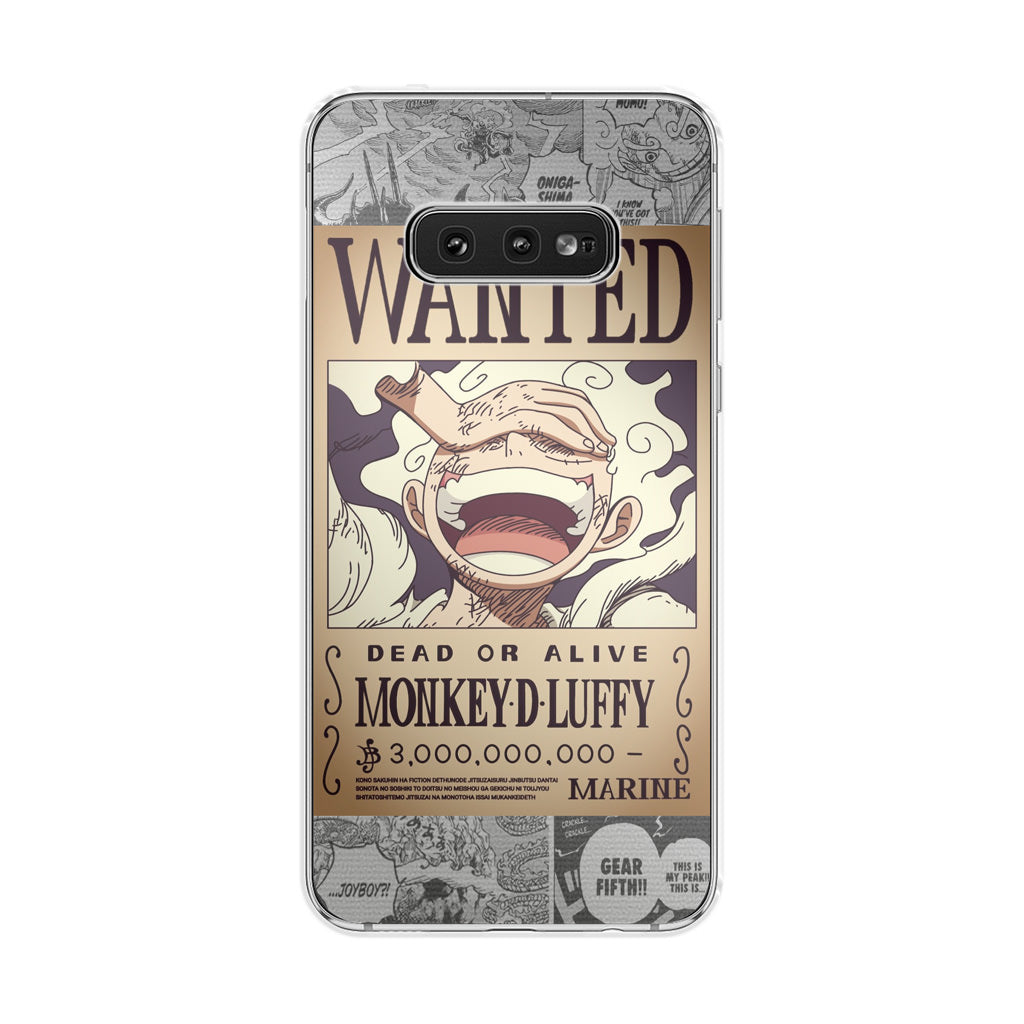 Gear 5 Wanted Poster Galaxy S10e Case