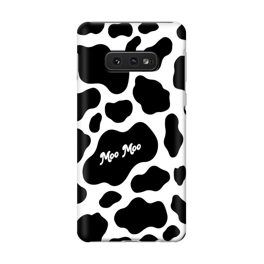 Moo Moo Pattern Galaxy S10e Case