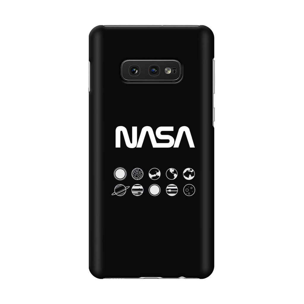 NASA Minimalist Galaxy S10e Case