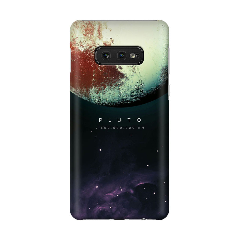 Planet Pluto Galaxy S10e Case