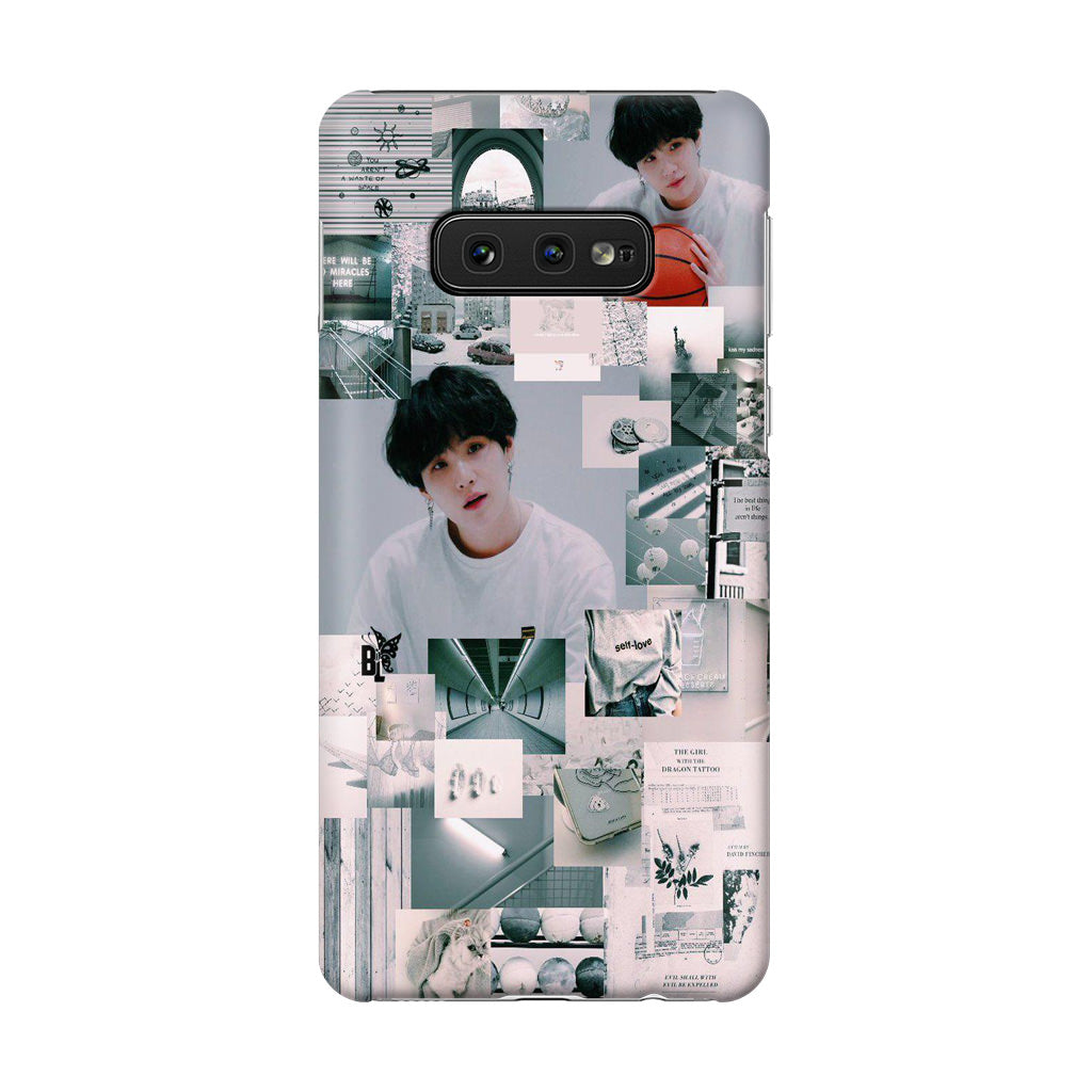 Suga College Wallpaper Galaxy S10e Case