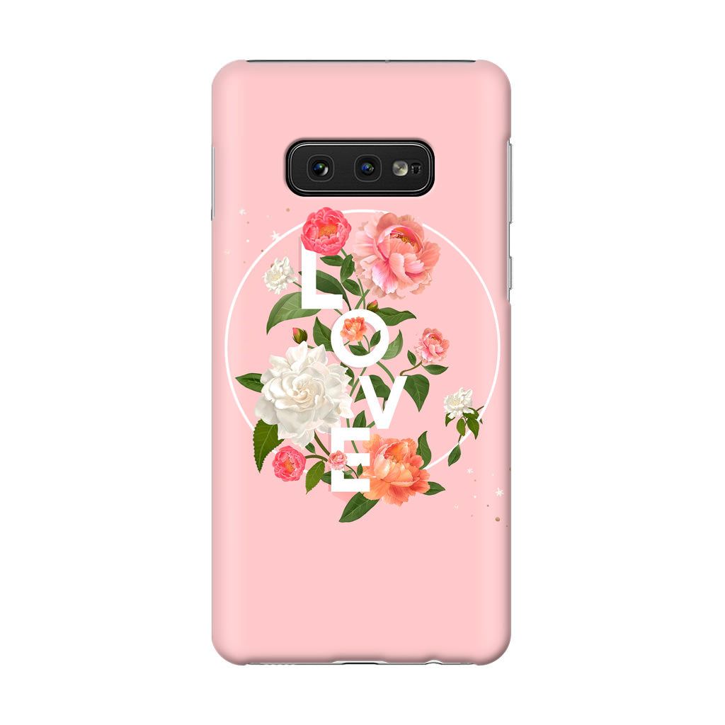 The Word Love Galaxy S10e Case