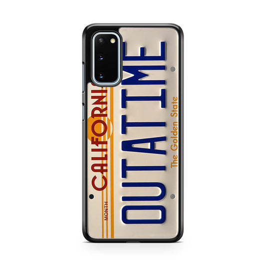 Back to the Future License Plate Outatime Galaxy S20 Case