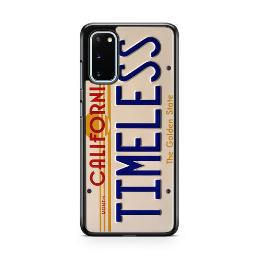 Back to the Future License Plate Timeless Galaxy S20 Case