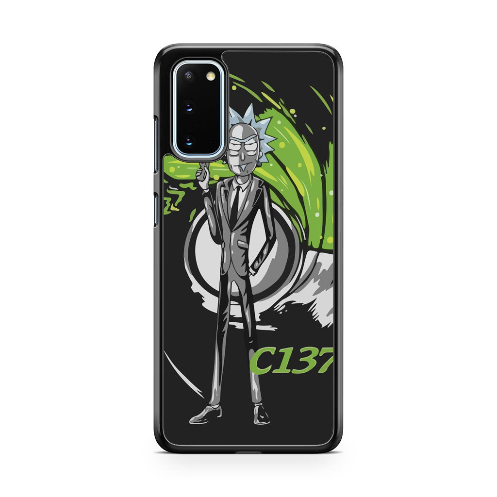 Rick Sanchez Agent C137 Galaxy S20 Case