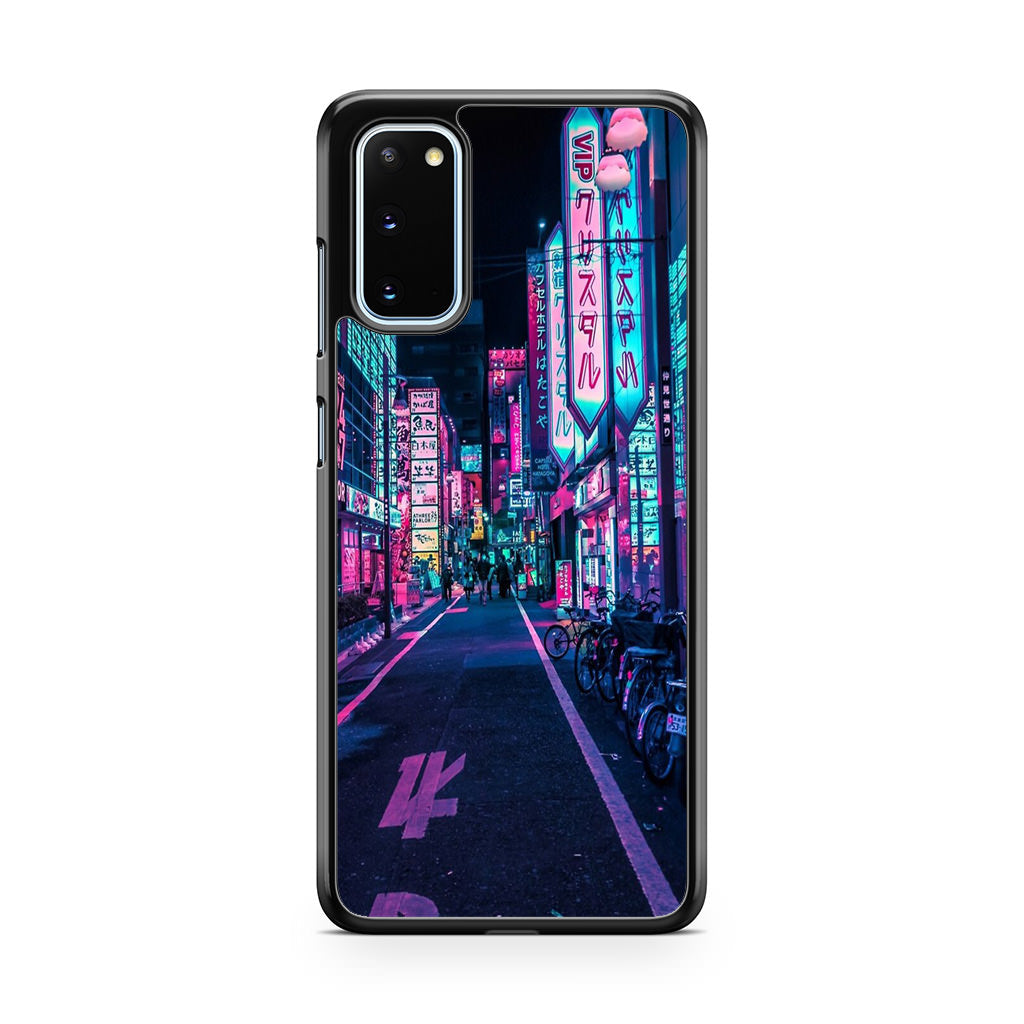 Tokyo Street Wonderful Neon Galaxy S20 Case
