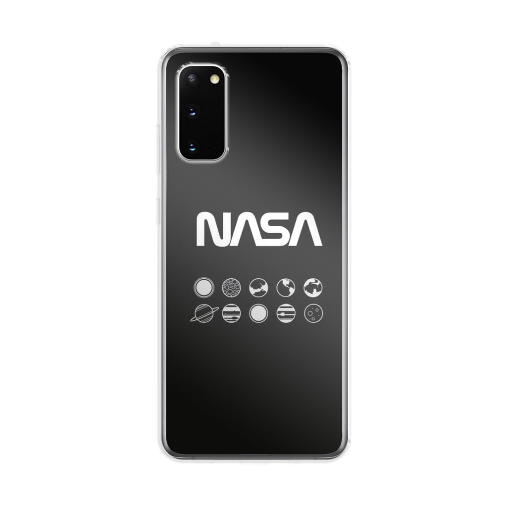 NASA Minimalist Galaxy S20 Case