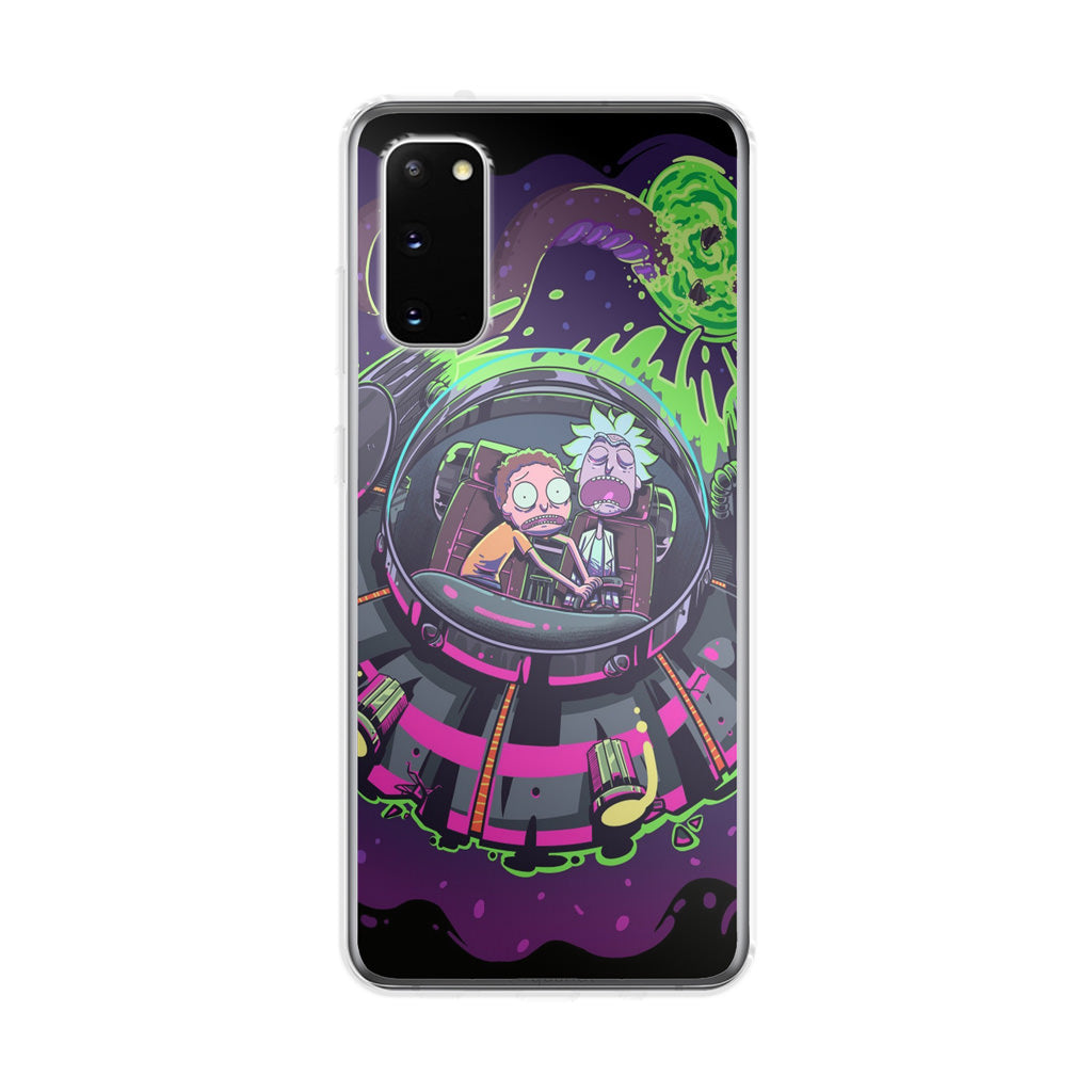 Rick And Morty Spaceship Galaxy S20 Case