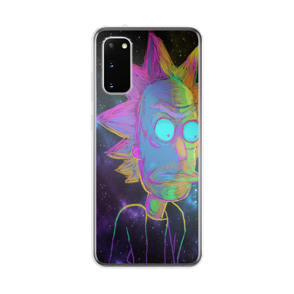 Rick Colorful Crayon Space Galaxy S20 Case