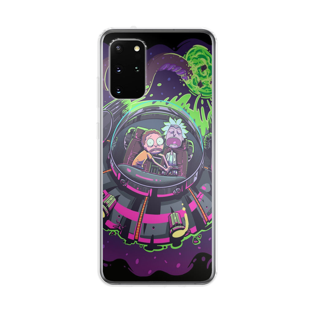 Rick And Morty Spaceship Galaxy S20 Plus Case