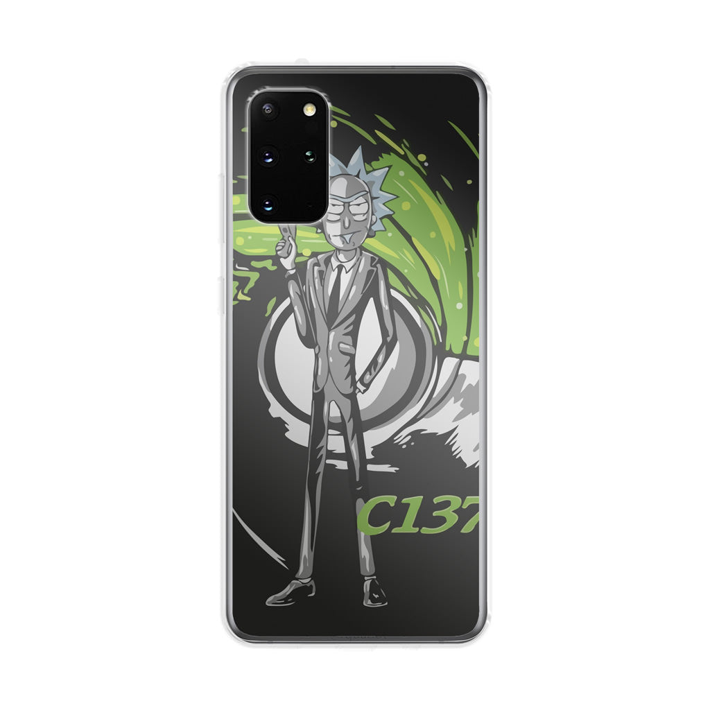 Rick Sanchez Agent C137 Galaxy S20 Plus Case