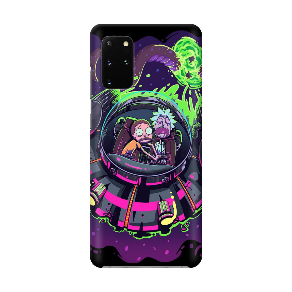 Rick And Morty Spaceship Galaxy S20 Plus Case